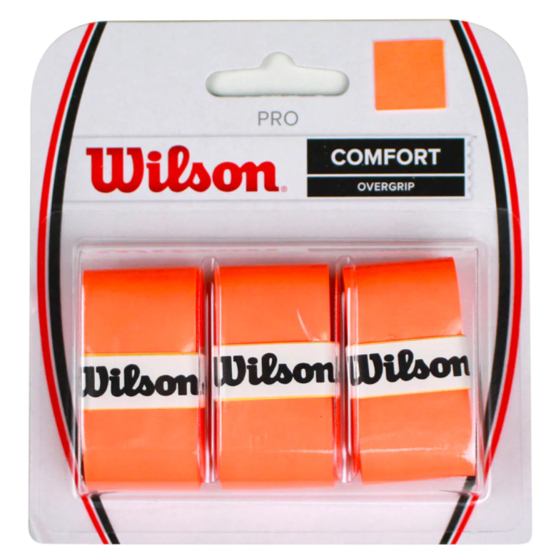 Wilson Pro Overgrip Paquet de 3 (Burn)