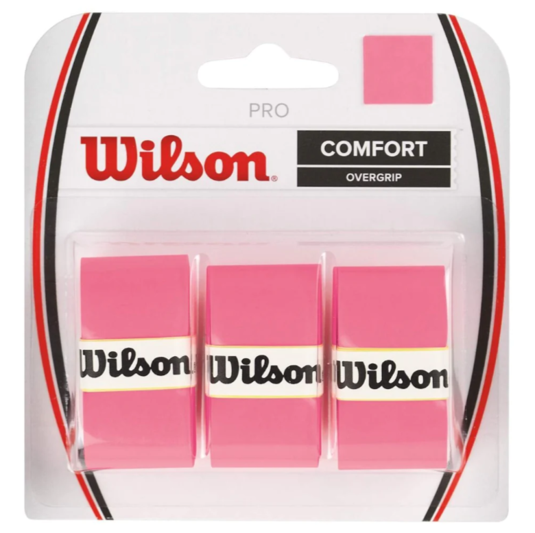 Wilson Pro Overgrip 3 Pack (Pink)