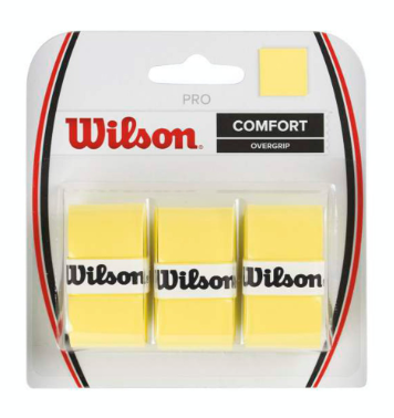 Wilson Pro Overgrip 3 Pack (Yellow)