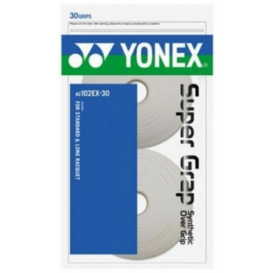 Yonex Super Grap Paquet de 30 (Blanc)