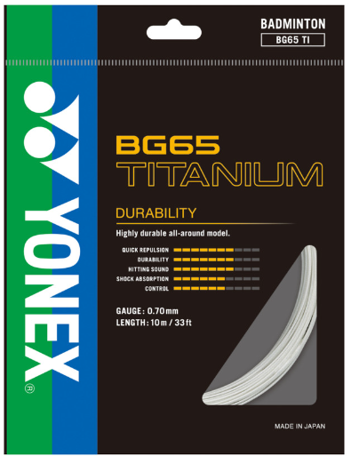 Yonex BG65 Titanium Set (White)