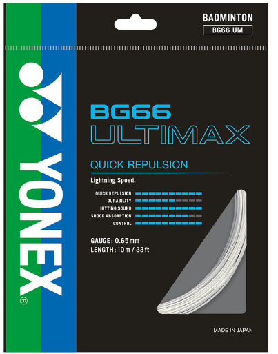 Yonex BG66 Ultimax Set (White)