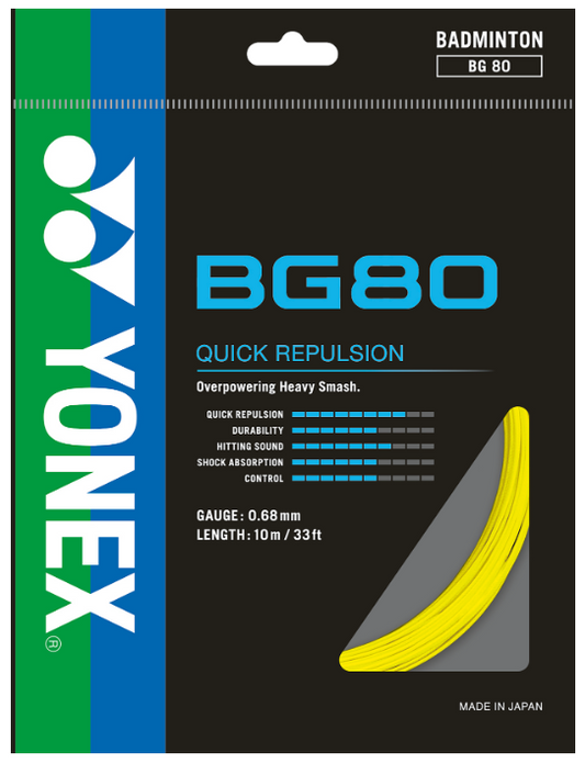 Yonex BG80 Set (Yellow)