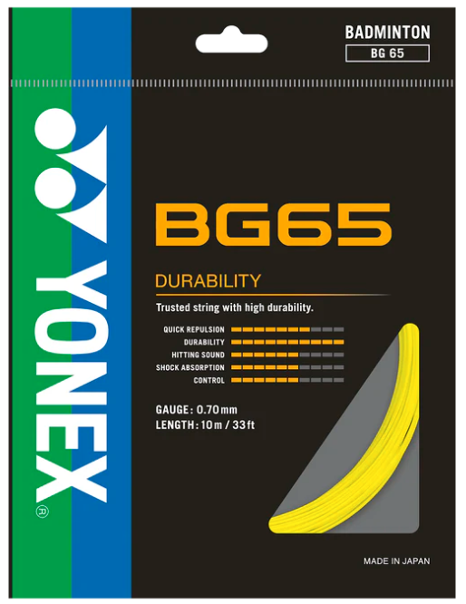 Yonex BG65 Set (Yellow)