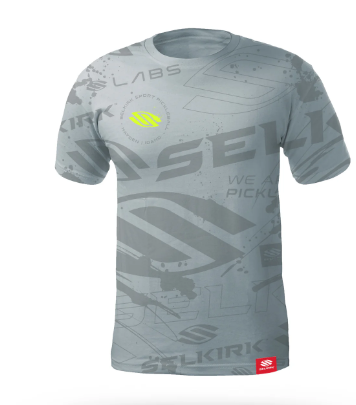 Selkirk Emblem Short Sleeve Stretch-Wik Men's (Grey)