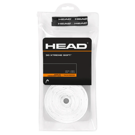 Head XtremeSoft Overgrip Paquet de 30 (Blanc)