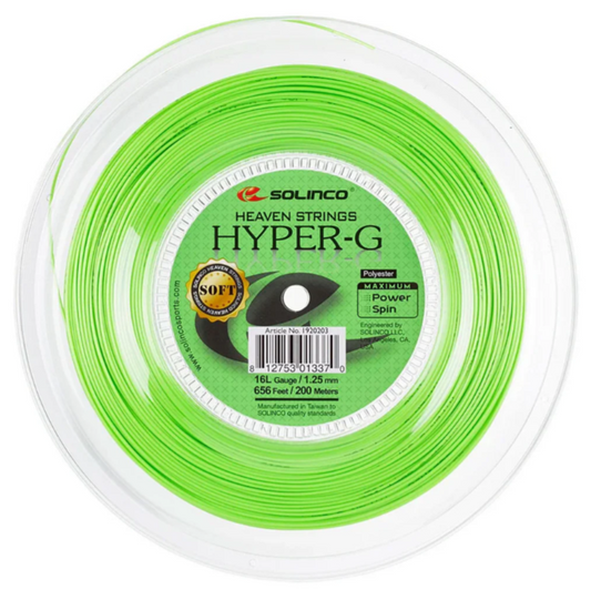 Solinco Bobine Hyper G Soft (Vert)