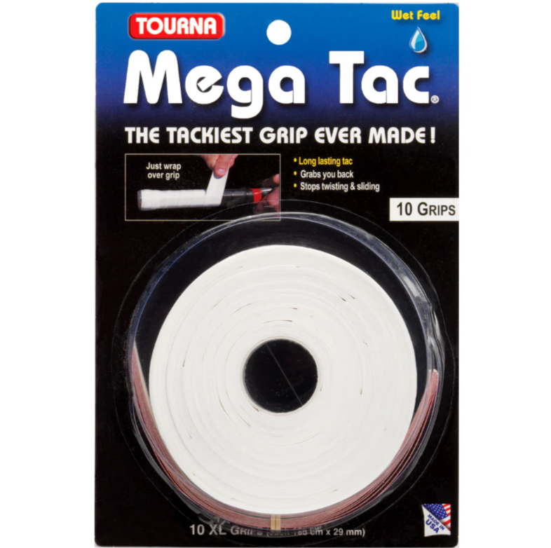 Tourna Mega Tac 10 Pack (White)