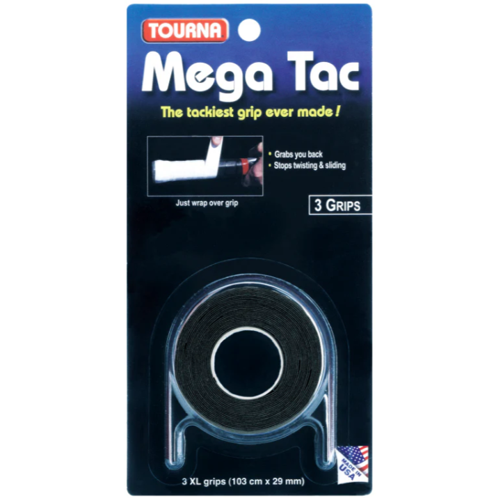 Tourna Mega Tac 3 Pack (Black)