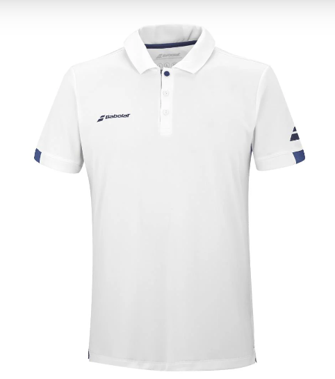 Babolat Homme Polo Play (Blanc/Blanc)