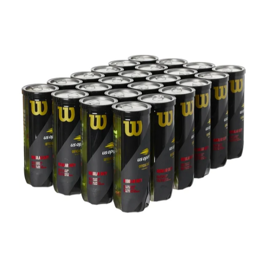 Wilson Caisse US Open Regular Duty (24 tubes - Boîte de 3 Balles) 